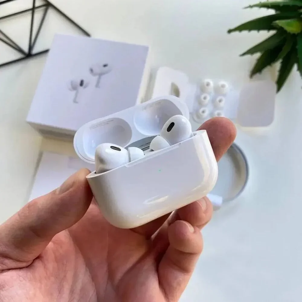 Apple AirPods Pro (2nd Generation) – White Wireless Bluetooth Earbuds